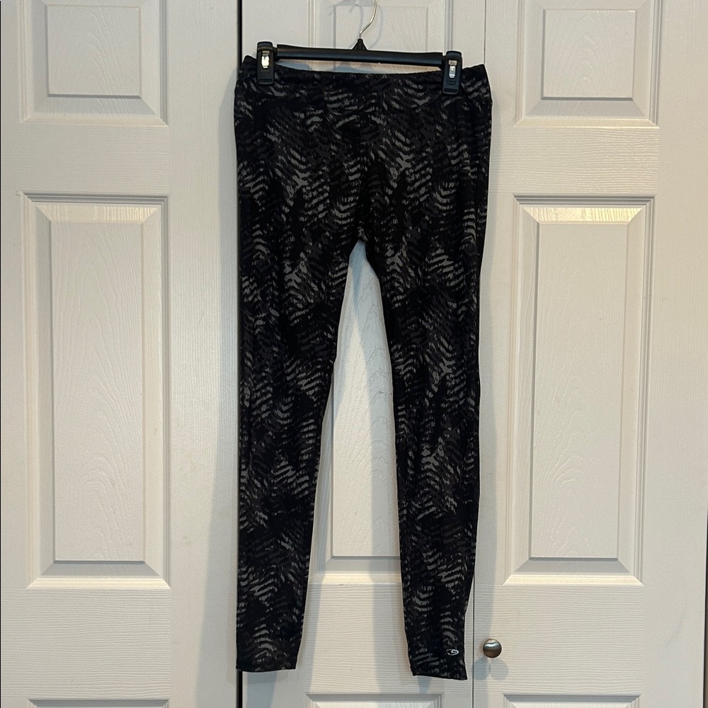 Champion Black and Gray Patterned Leggings